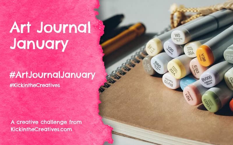 Art Journal January – Daily Art Journal Challenge
