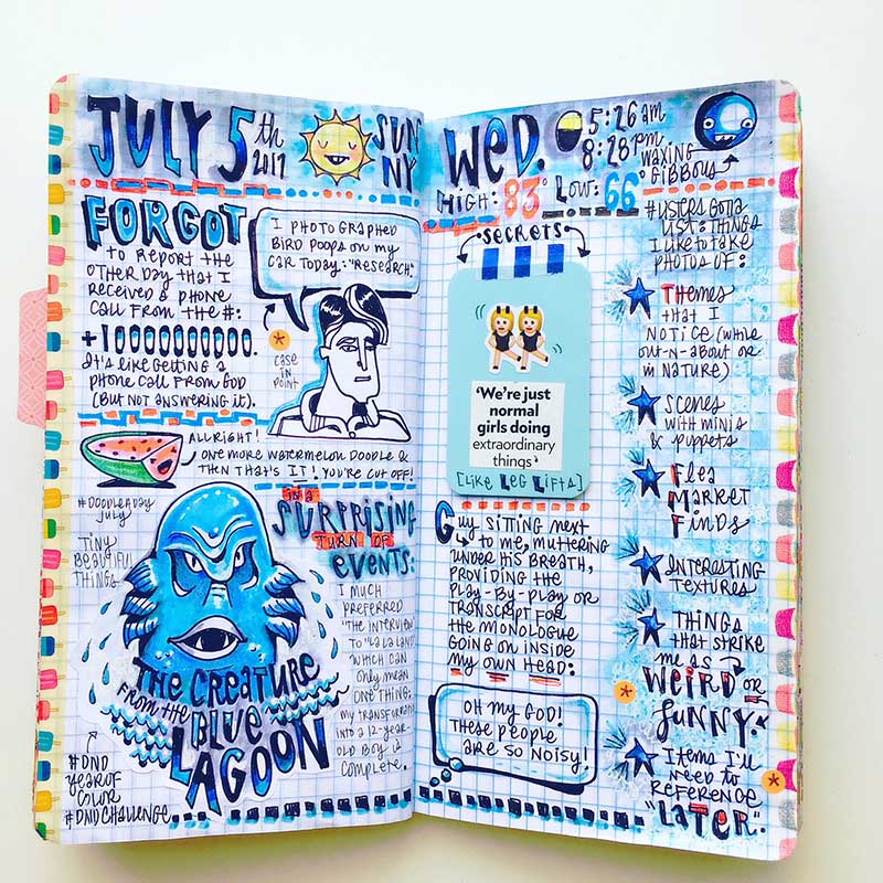 Megan Jeffery art journal