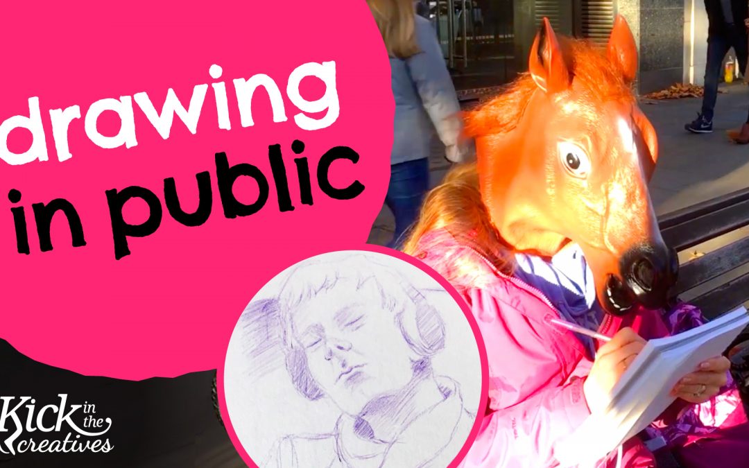 Sketching in Public More Confidently – Art Kick Sunday