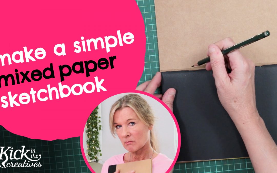 Easy Sketchbook Making Tutorial – With Mixed Papers