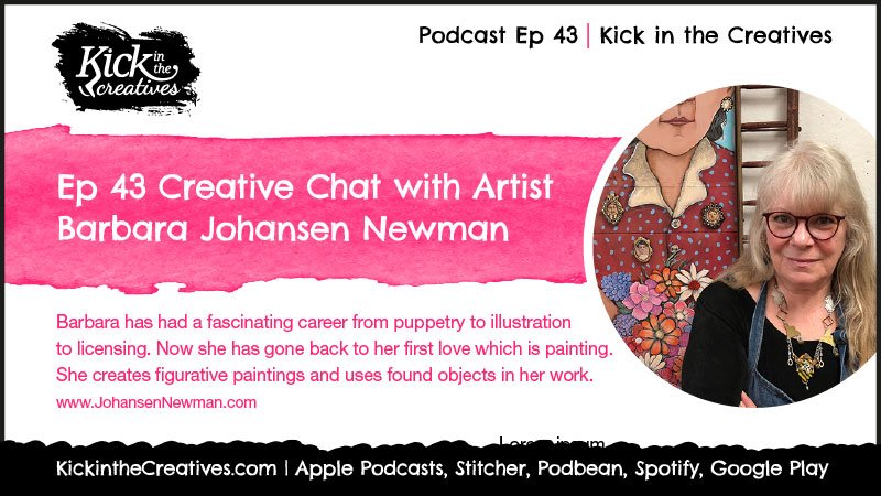 Ep 43 Creative Chat With Artist and illustrator Barbara Johansen Newman