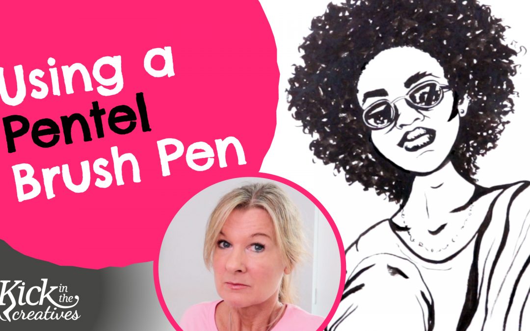 Brush Pen Drawing Tutorial Using a Pentel Pocket Brush Pen