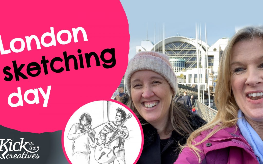 London Urban Sketching Day – Drawing People Outside and Inside